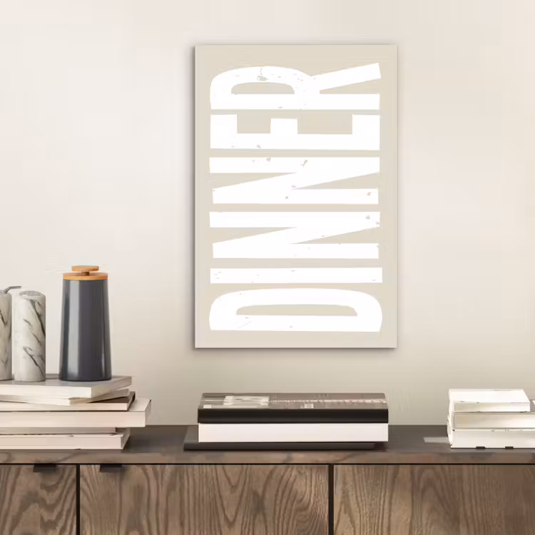 Aluminium schilderij - Vintage - Beige - Japandi - Wit — 2