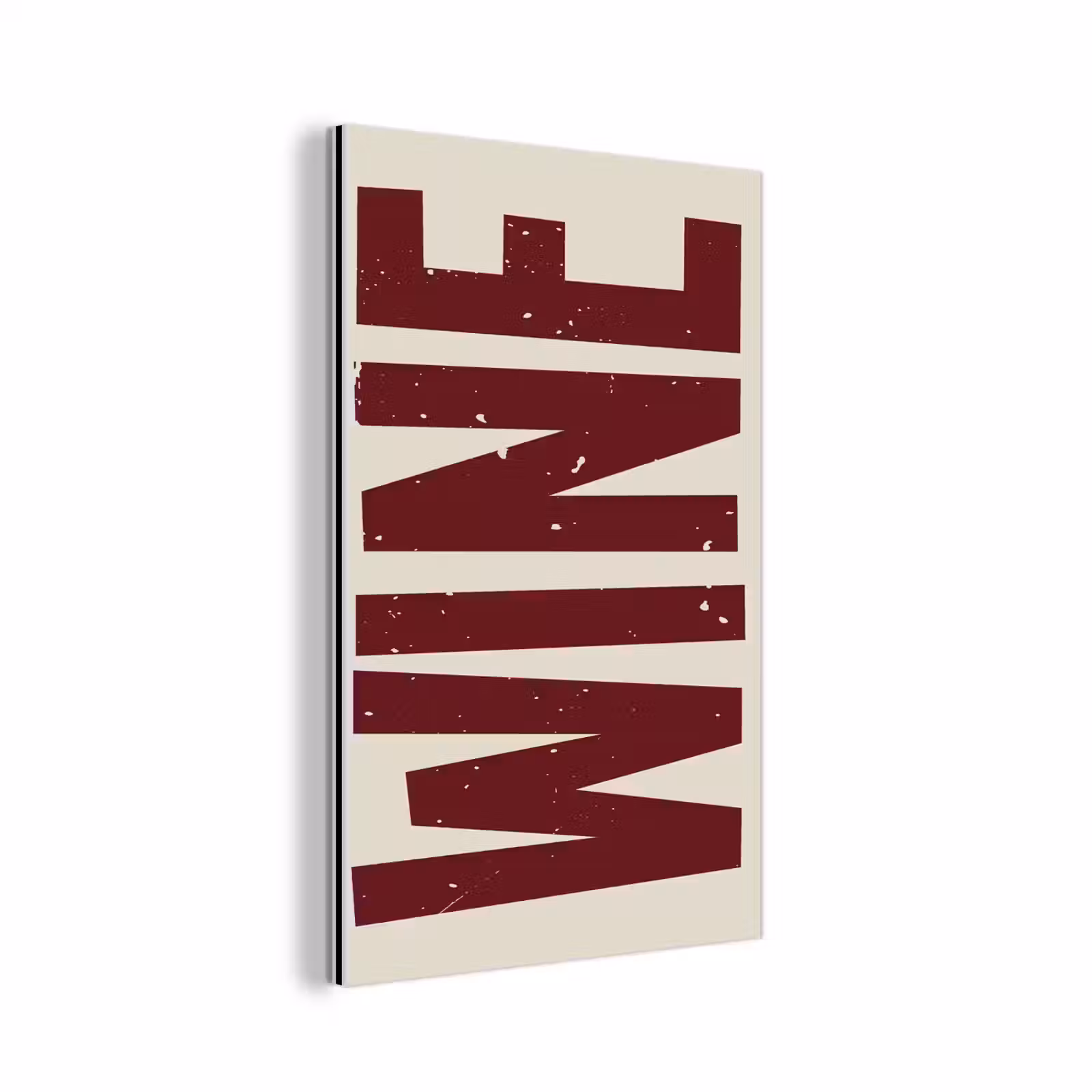 Aluminium schilderij - Wine - Red - Decoratie - Japandi — 1
