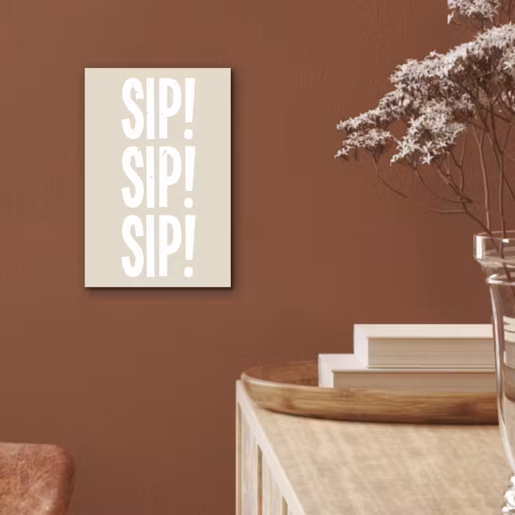 Aluminium schilderij - Vintage - Decoratie - Japandi - Wit — 5