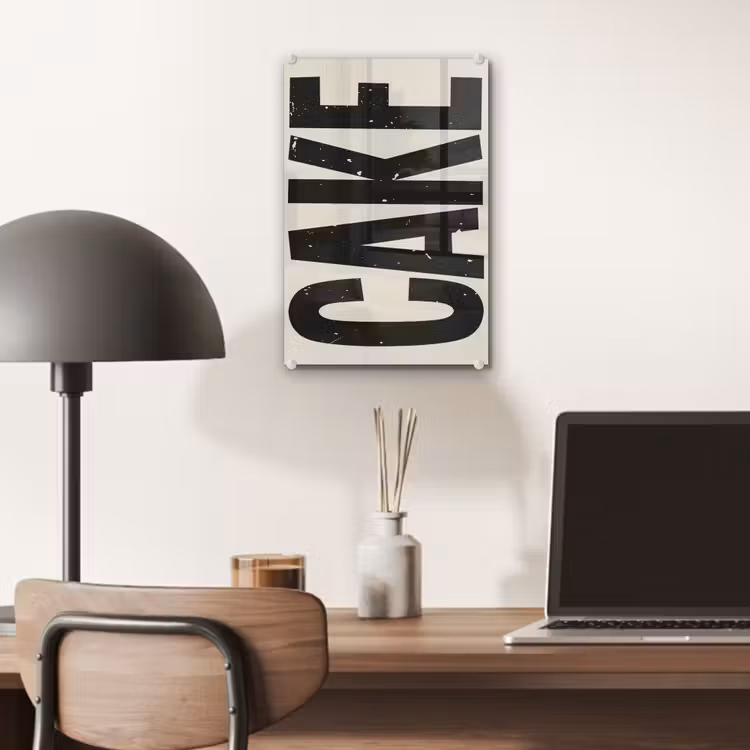 Glas schilderij - Beige - Japandi - Cake - Decoratie — 7