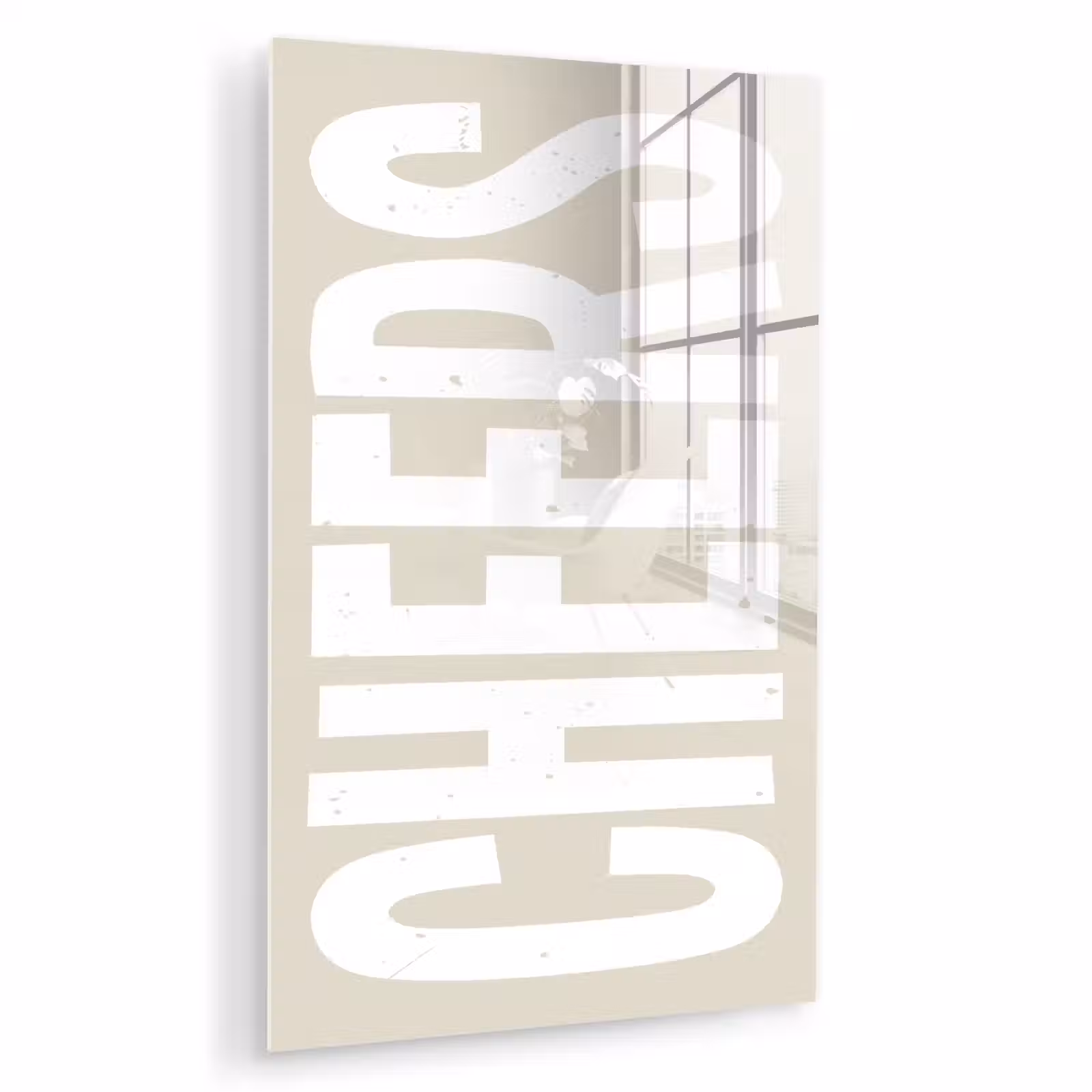 Glas schilderij - Cheers - Feest - Japandi - Vintage — 1