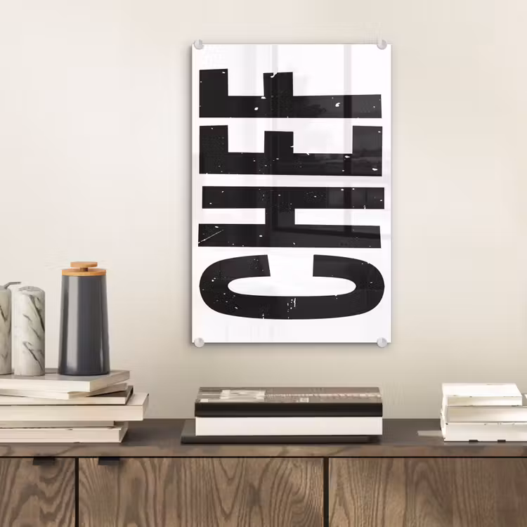 Glas schilderij - Chef - Japandi - Decoratie - Vintage — 2