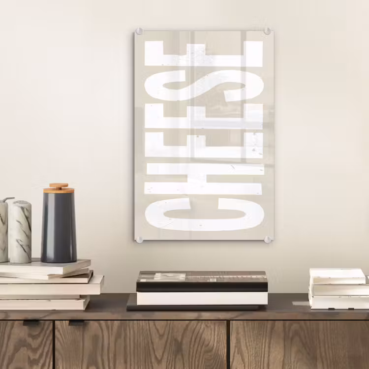 Glas schilderij - Food - Japandi - Cheese - Decoratie — 2