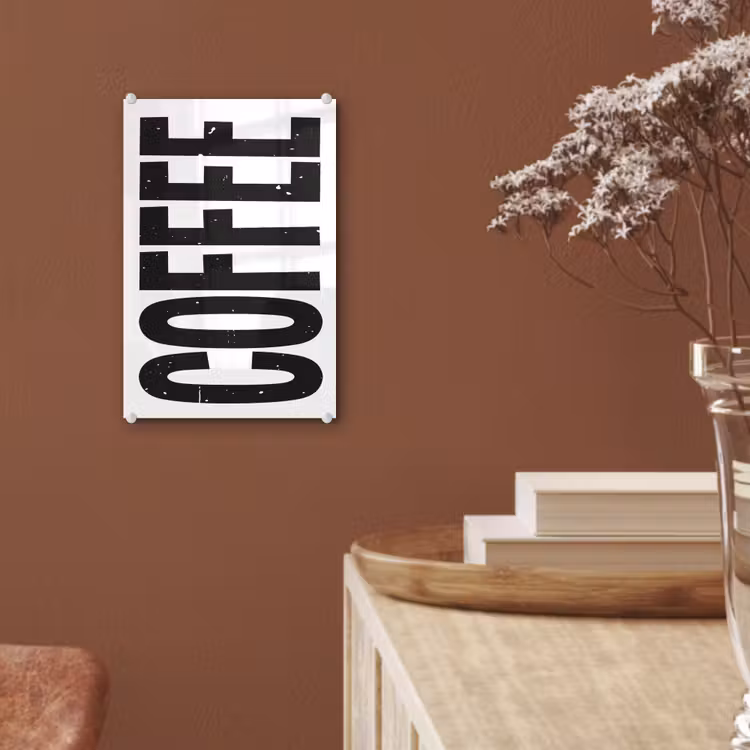 Glas schilderij - Koffie - Decoratie - Japandi - Vintage — 6