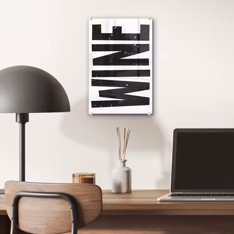Glas schilderij - Vintage - Japandi - Wine - Decoratie — 7