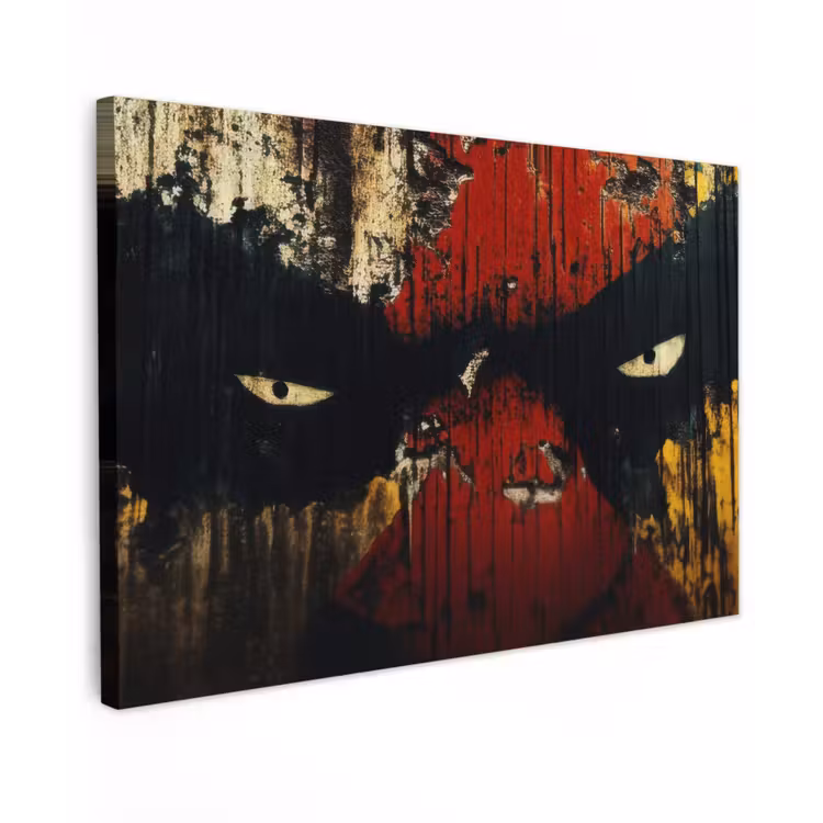 Canvas schilderij - Graffiti - Ogen - Abstract — 1