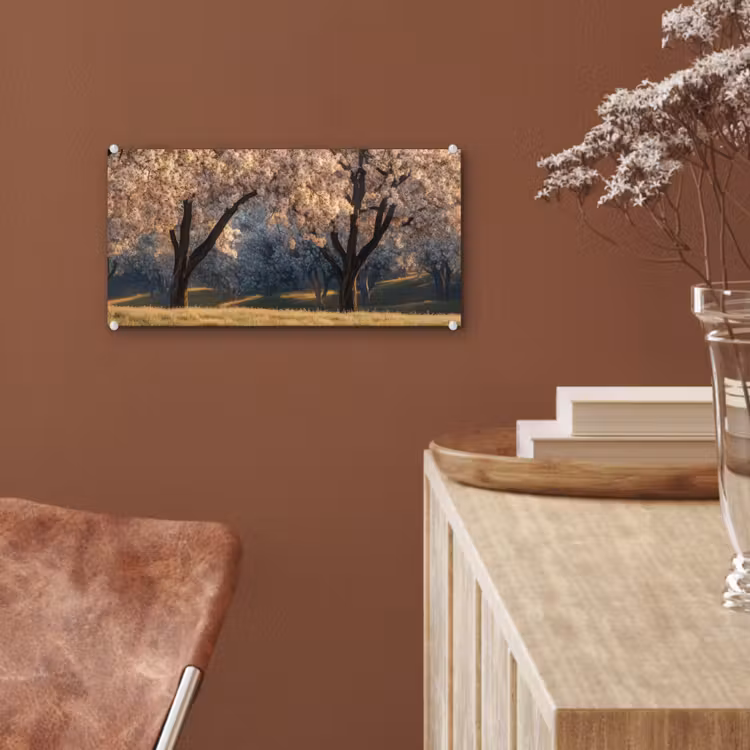 Glas schilderij - Bomen - Bloesem - Lente — 6