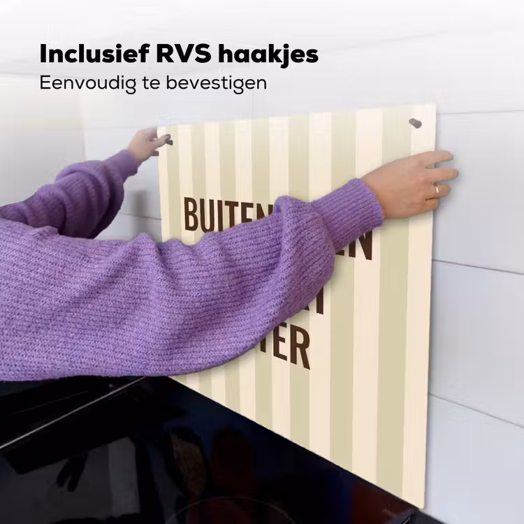 Inductie beschermer en spatscherm (2in1) - Buiten - Quote - Strepen - Zomer — 7