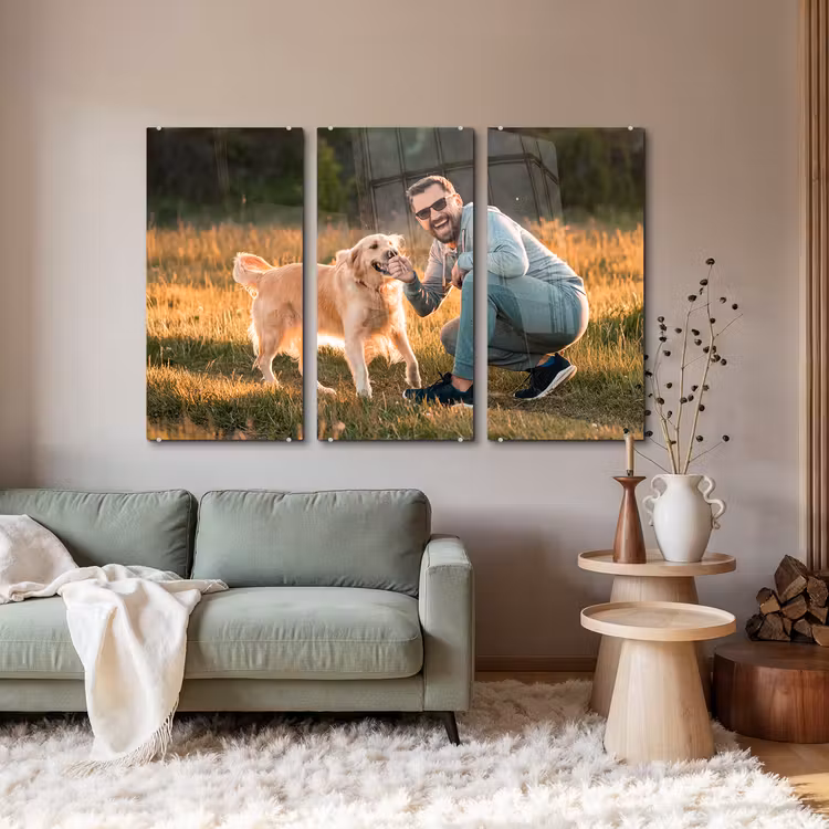Plexiglas drieluik - 120x80 cm — 2
