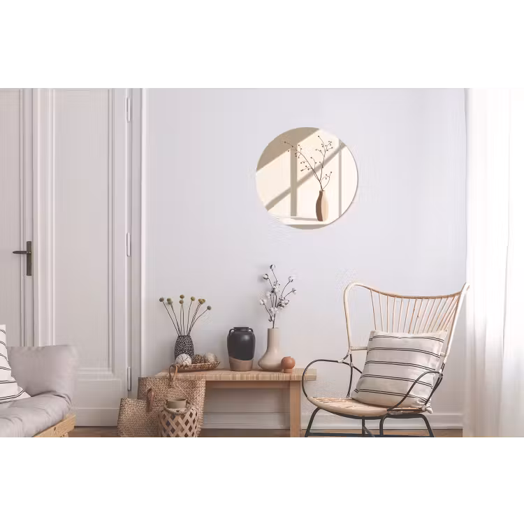Wandcirkel - aluminium - Vaas - Takken - Bessen - Minimalistisch — 2