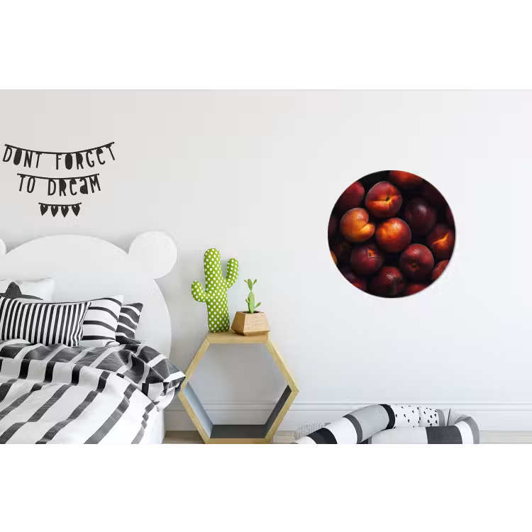 Wandcirkel - aluminium - Fruit - Close up - Nectarines — 5