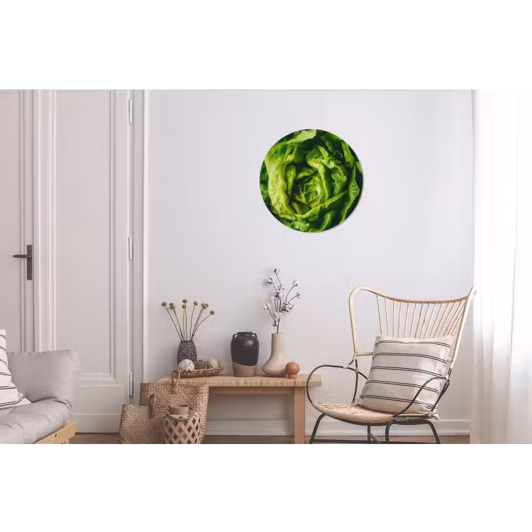 Wandcirkel - aluminium - Groente - Sla - Groen — 2