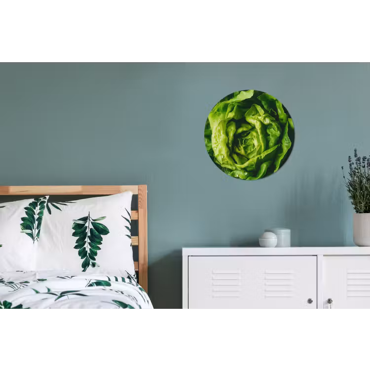 Wandcirkel - aluminium - Groente - Sla - Groen — 4