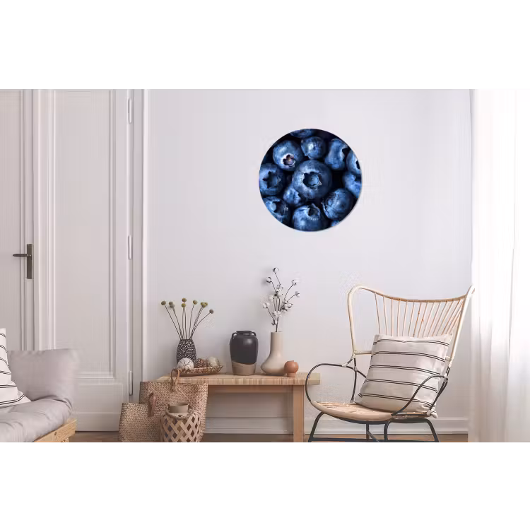 Wandcirkel - aluminium - Bessen - Blauw - Fruit — 2