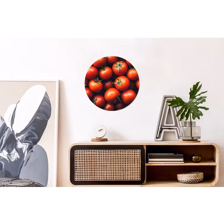 Wandcirkel - aluminium - Groente - Rood - Tomaten — 3