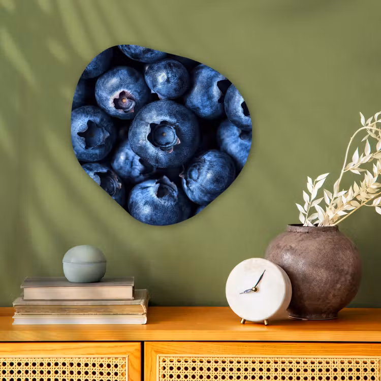 Organisch schilderij – Bessen - Blauw - Fruit — 2