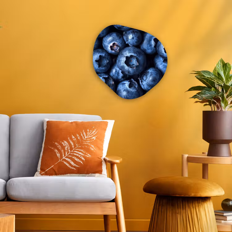 Organisch schilderij – Bessen - Blauw - Fruit — 3