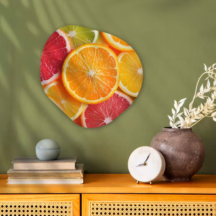 Organisch schilderij – Fruit - Kleurrijk - Close up — 2