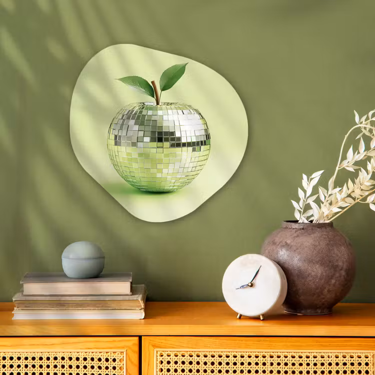 Organische - vormen - aluminium - Discobal Appel Lichtgroen — 2