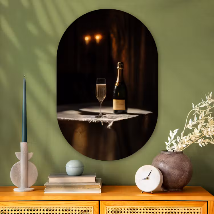 Muurovaal Glas – Prosecco - Bubbels - Sfeervol - Drank — 2
