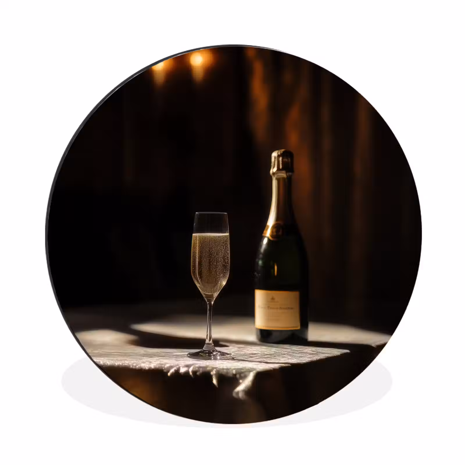 Wandcirkel - aluminium - Prosecco - Bubbels - Sfeervol - Drank — 1