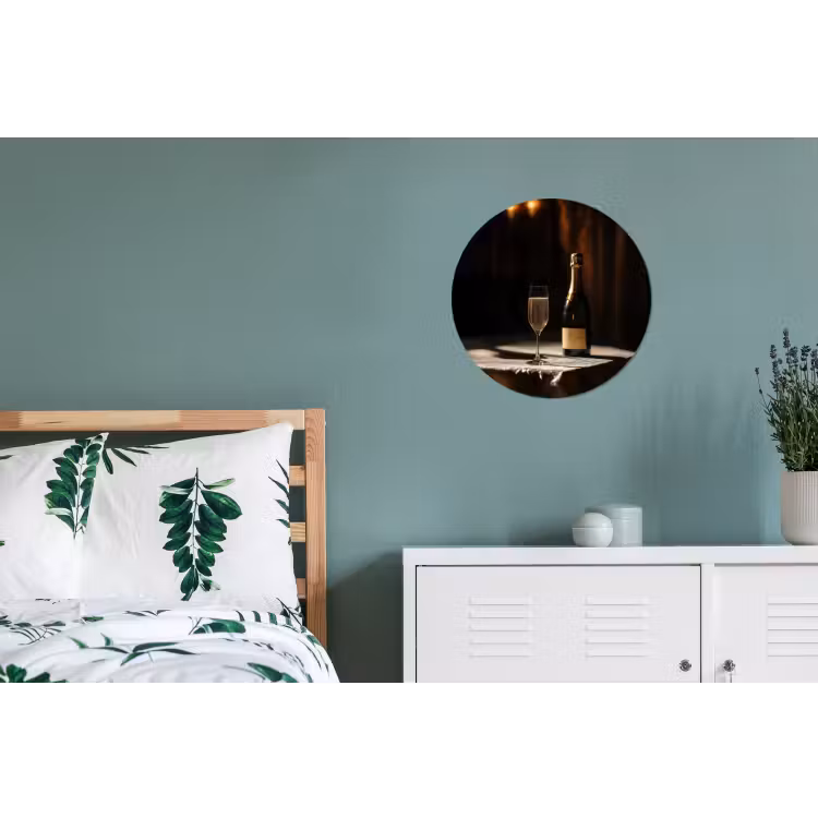 Wandcirkel - aluminium - Prosecco - Bubbels - Sfeervol - Drank — 4