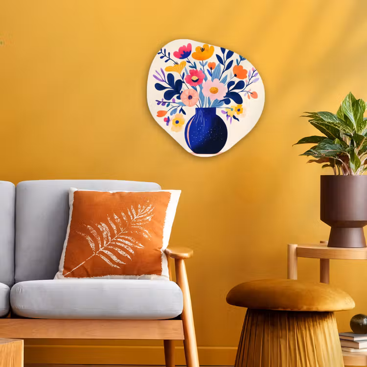 Organisch schilderij – Vaas - Bloemen - Boeket — 3