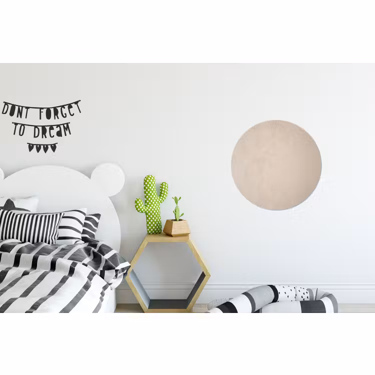 Wandcirkel - aluminium - Japandi - Beige - Modern — 5