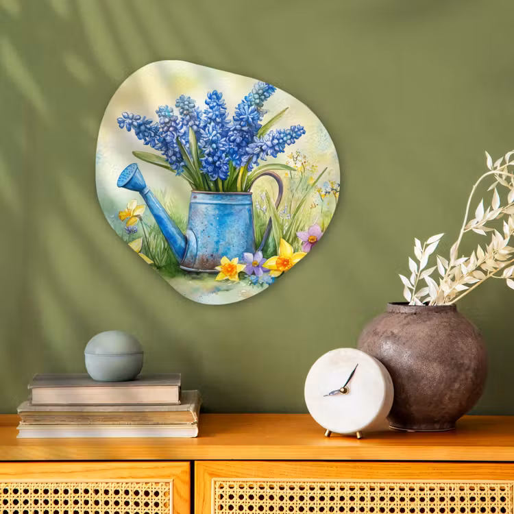 Organisch schilderij – Gieter - Lavendel - Bloesems — 2