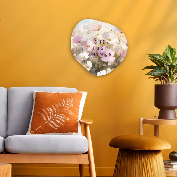 Organisch schilderij – Quote - Bloemen - Schilderachtig — 3