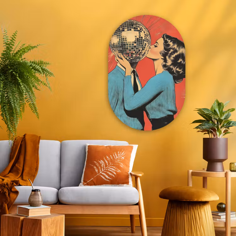 Wandoval Glas – Vrouw - Retro - Discobal - Kus — 3