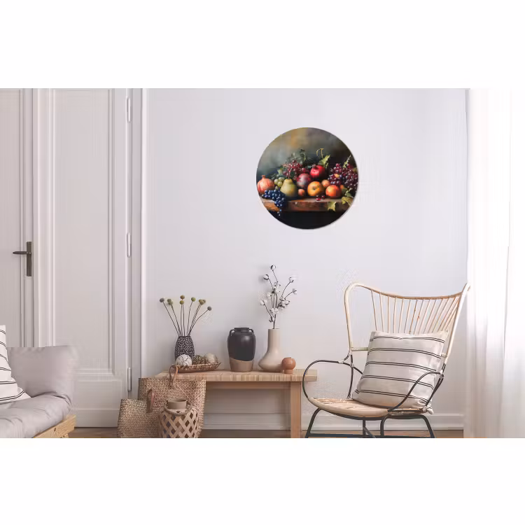 Wandcirkel - aluminium - Rustiek - Stilleven - Fruit — 2
