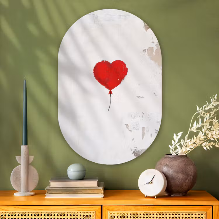 Wandoval Glas – Ballon - Rood - Hart — 2