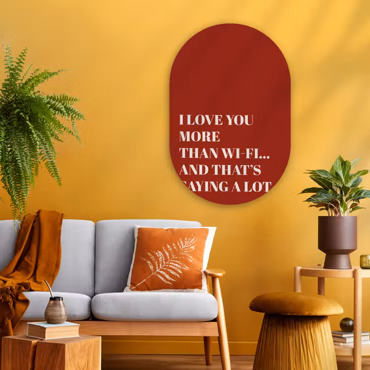 Wandoval Glas – Rood - Quote - Liefde — 3