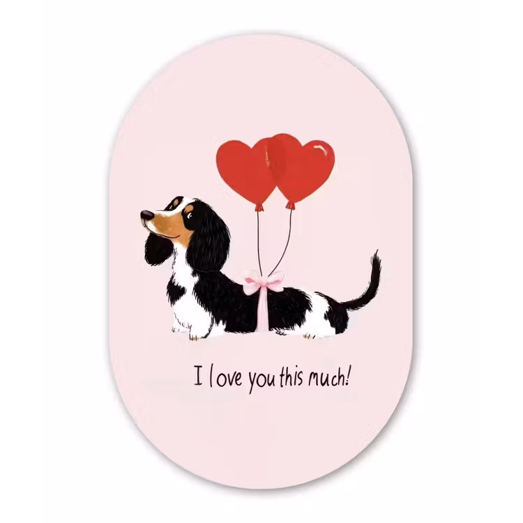 Wandoval Glas – Hond - Teckel - Valentijn - Love — 1