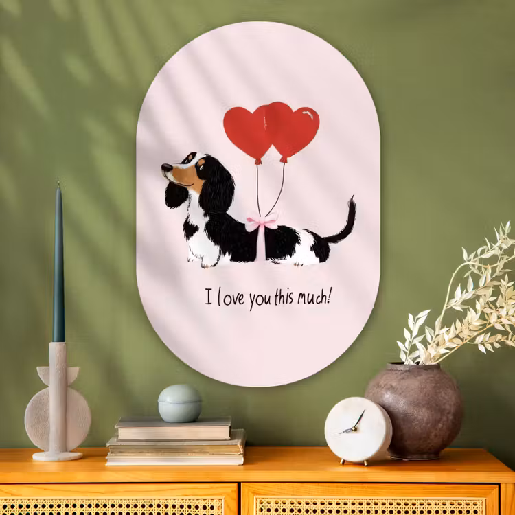 Wandoval Glas – Hond - Teckel - Valentijn - Love — 2