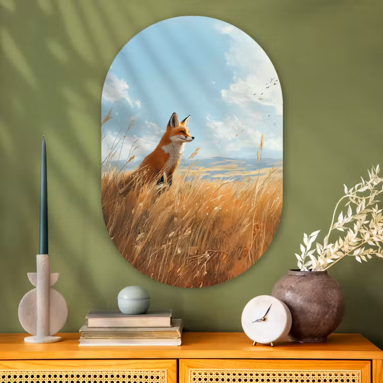Wandoval Glas – Vos - Gras - Wolken - Oranje — 2