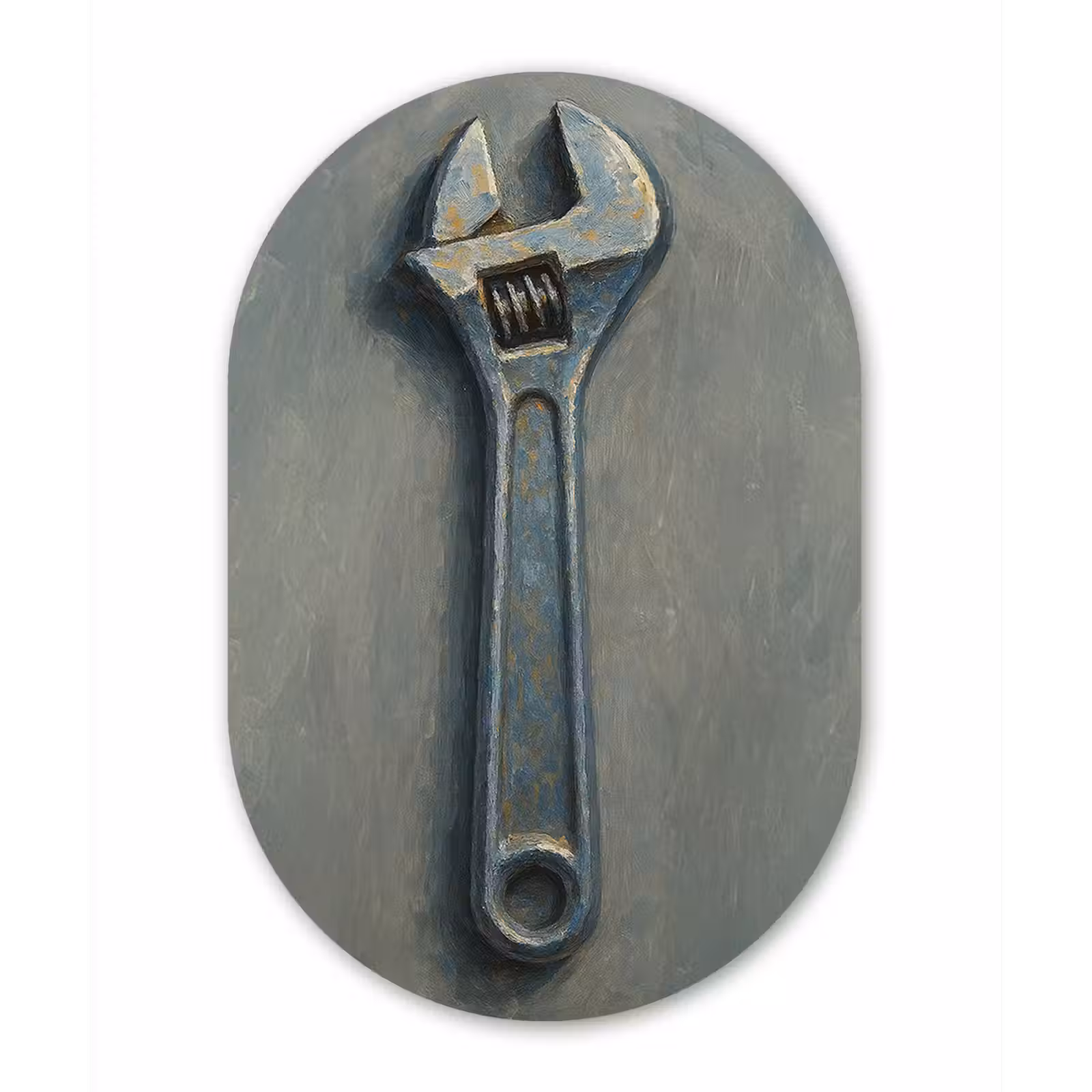 Muurovaal glas - Moersleutel - Gereedschap - Verf — 1