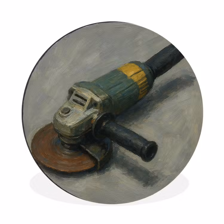 Wandcirkel - aluminium - Haakse slijper - Schilderij - Gereedschap — 1