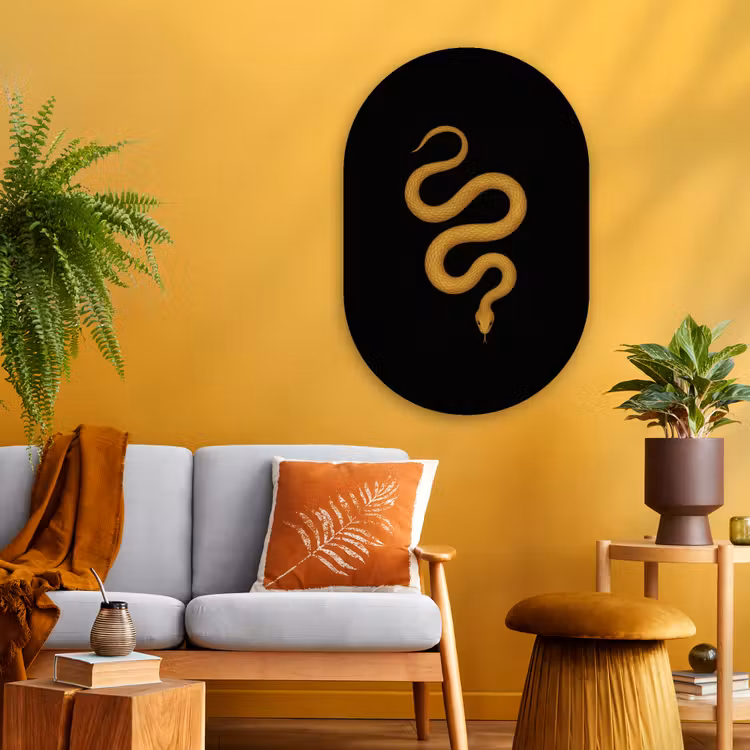 Wandoval Glas – Slang - Minimalistisch - Goud — 3