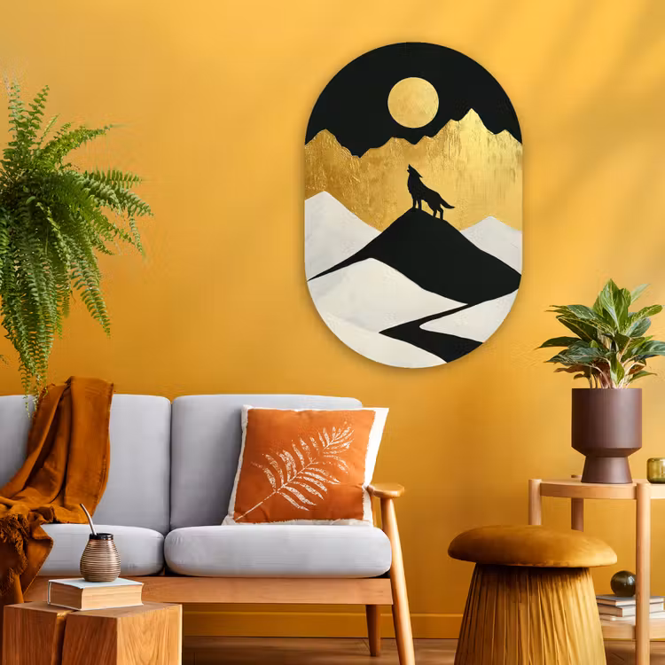 Wandoval Glas – Wolf - Bergen - Maan - Zwart — 3