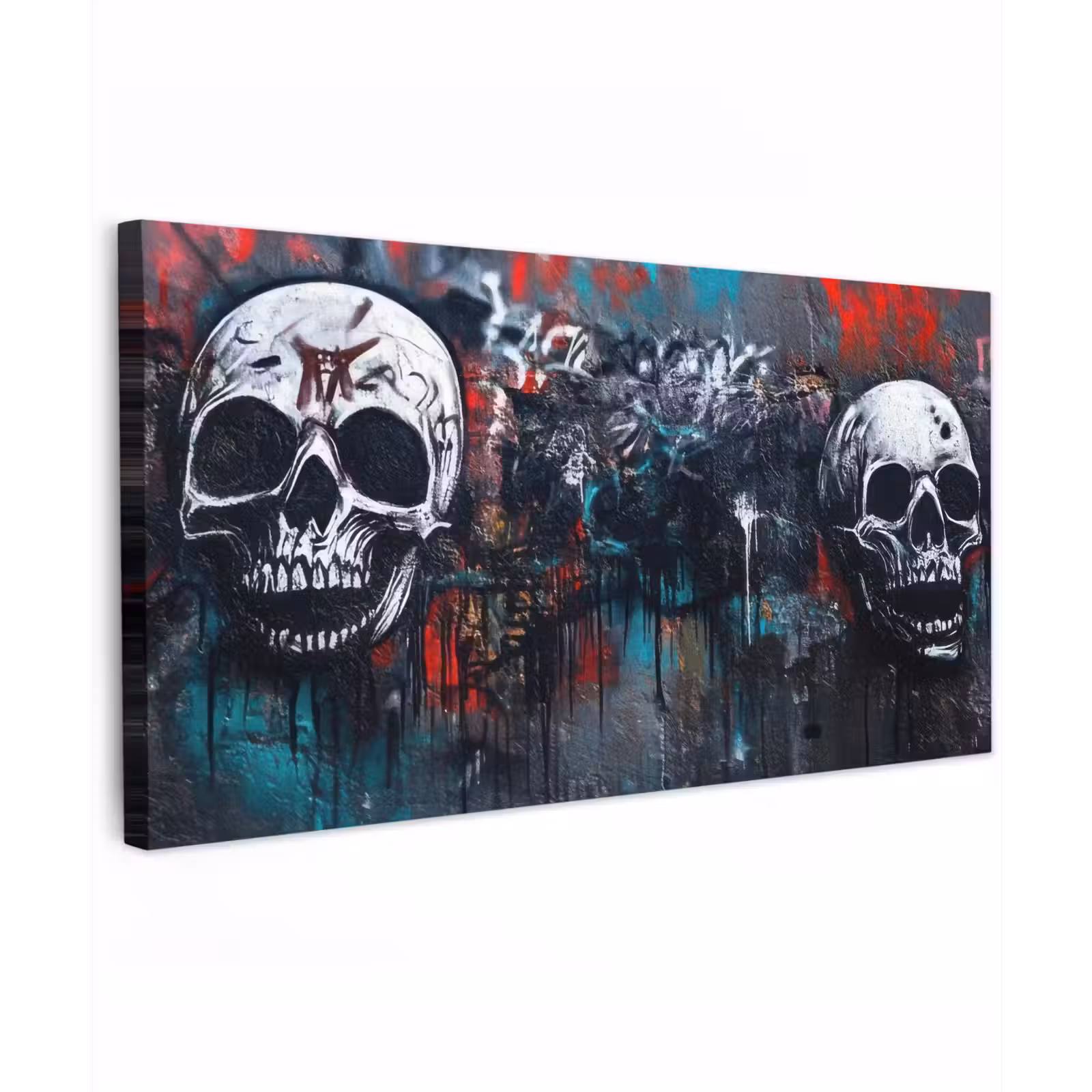 Buiten canvas - Schedels - Graffiti - Abstract — 1