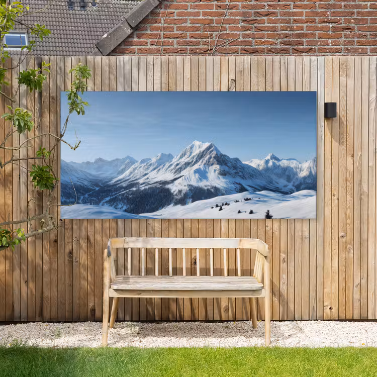 Buiten canvas - Bergen - Sneeuw - Winter — 3