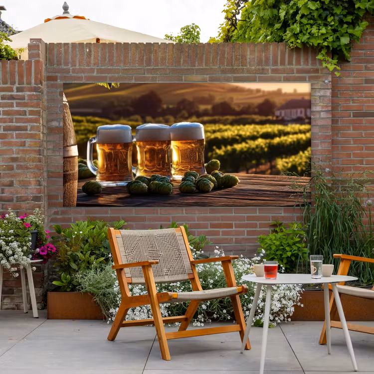 Buiten canvas - Bier - Hop - Landschap — 2