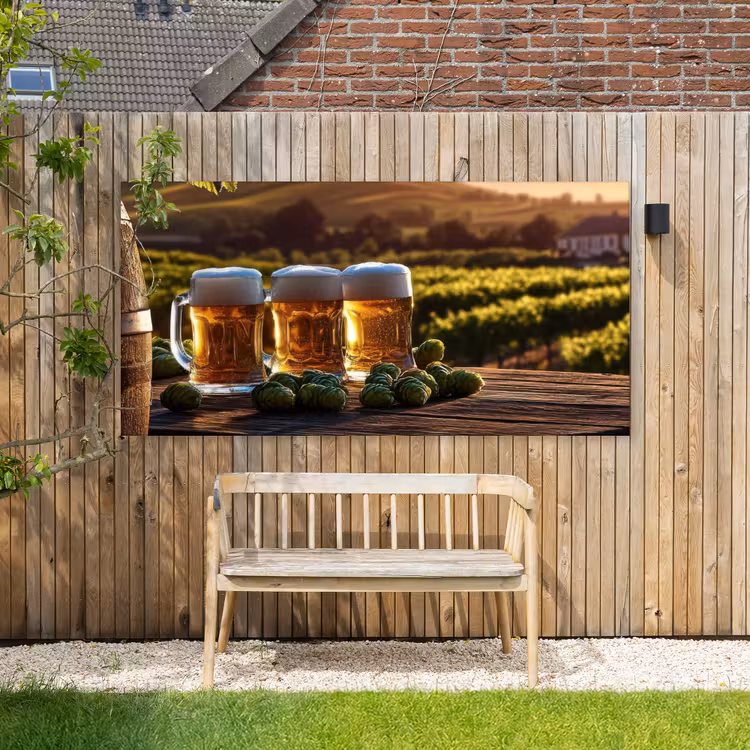 Buiten canvas - Bier - Hop - Landschap — 3