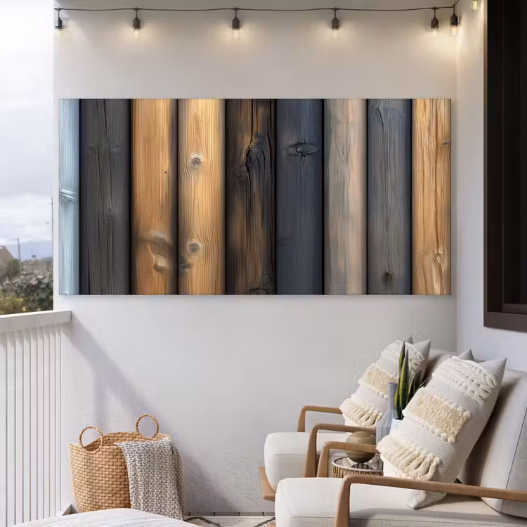 Buiten canvas - Hout - Planken - Gemengd — 4