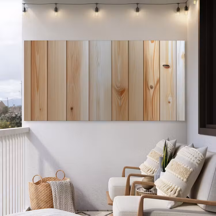 Buiten canvas - Hout - Planken - Licht — 4