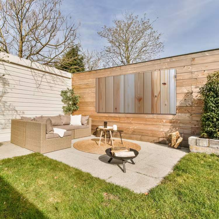 Buiten canvas - Hout - Planken - Licht — 5