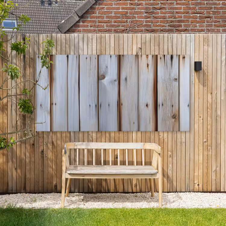 Buiten canvas - Hout - Planken - Verweerd — 3