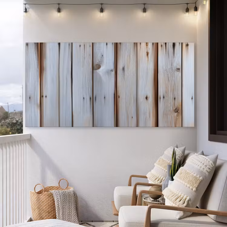 Buiten canvas - Hout - Planken - Verweerd — 4